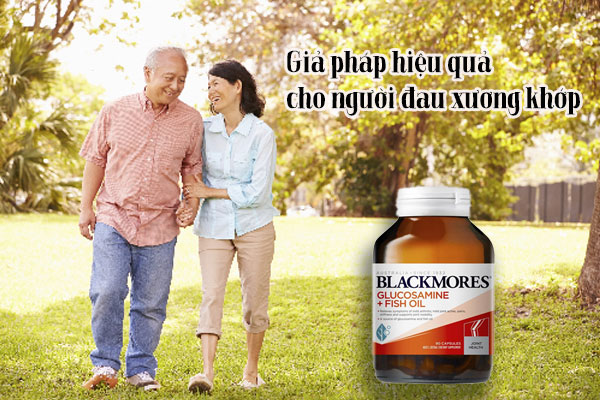 Blackmores Glucosamine Fish Oil bổ sung là một nguồn quan trọng cho sụn khi con người già đi