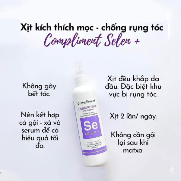 Kích thích quá trình tóc mọc diễn ra nhanh hơn, chống rụng tóc hiệu quả